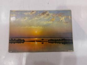 老明信片收藏 70年代西湖风景明信片
