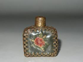 捕捉美好时代的味道—1930年代初法国精致刺绣携帯用玻璃香水瓶