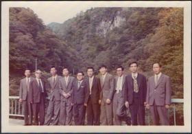 1980年代长春客车工厂代表团在日本访问一组（老照片）