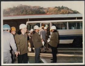 1980年代长春客车工厂访问团参观日本地铁公司一组（老照片）