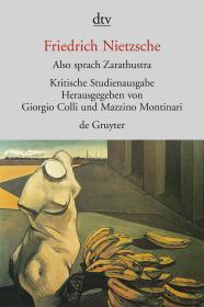 查拉图斯特拉如是说 Also sprach Zarathustra I - IV KSA 4 尼采著作集 4