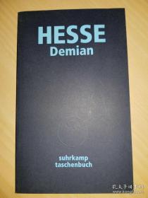 赫尔曼 黑塞 hermann hesse  德米安: 彷徨少年时  Demian: Die Geschichte von Emil Sinclairs Jugend【 德文 】