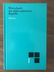 哲学概念词典.  Wörterbuch der philosophischen Begriffe