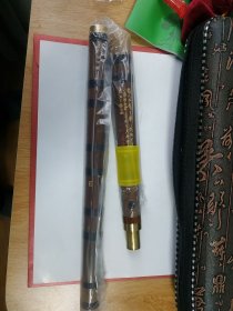 高档竹笛（全新），配自学教材。