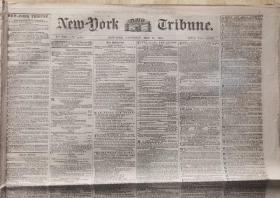 1854年03月20日《纽约每日论坛报》上有马克思的文章