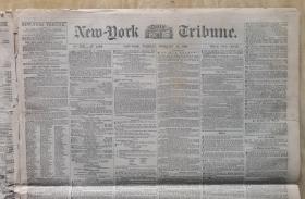 1854年2月21日《纽约每日论坛报》上有马克思的文章