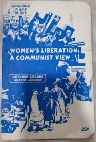 【现货即发】1925年英文《Women's liberation 》