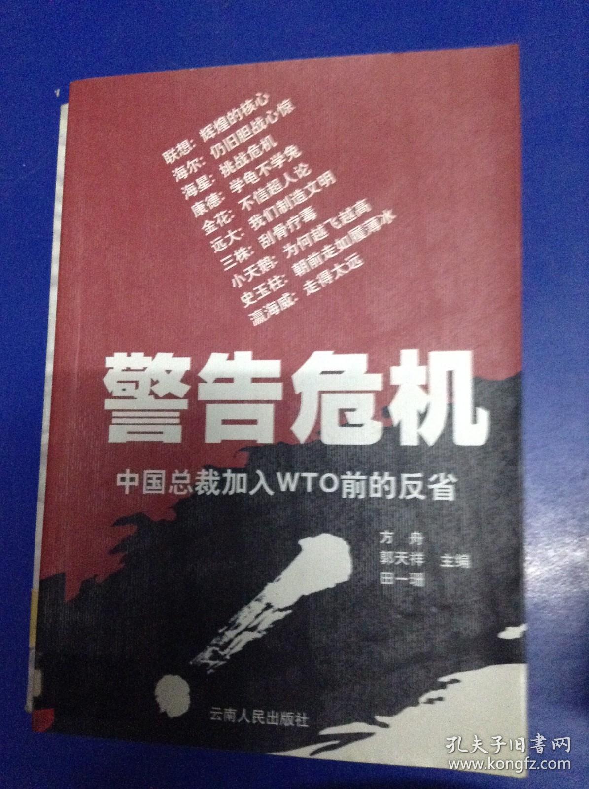 警告危机.中国总裁加入WTO前的反省---[ID:108373][%#126D2%#]