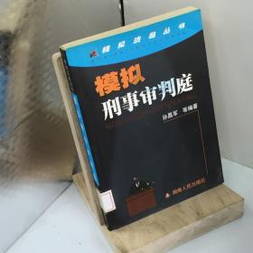 模拟刑事审判庭——模拟法庭丛书