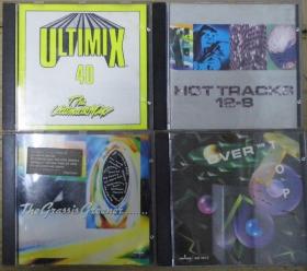 ULTIMIX 40 HOT TRACKS 12-8 THE GRASSIS IS GREENER OVER THE TOP T113版 首版 旧版 港版 原版 绝版 4CD