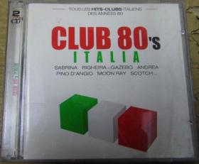 CLUB 80s ITALIA   首版 旧版 港版 原版 绝版 2CD