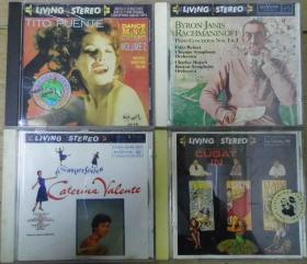 LIVING STEREO CATERINA VALENTE TITO PUENTE CUGAT IN BYRON JANIS 首版 旧版 欧版 原版 绝版 4CD