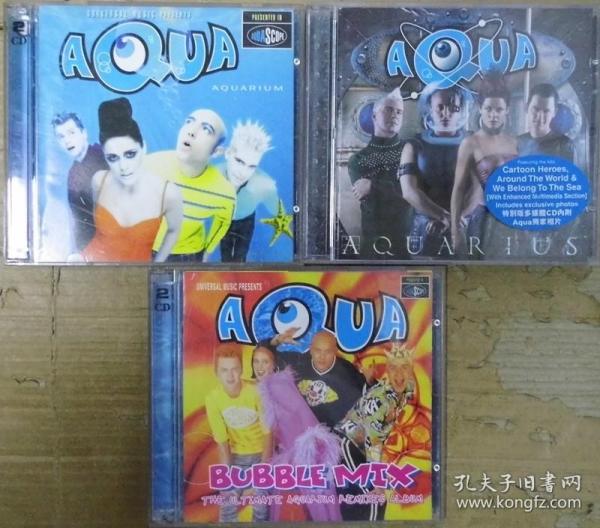 AQUA  首版 旧版 港版 原版 绝版 3CD 2VCD