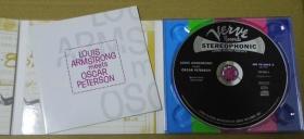 LOUIS ARMSTRONG OSCAR PETERSON   原版 首版 绝版 介子德版 CD