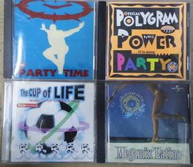 EMI PARTY TIME TO 1A1版 POLYGRAM POWER PARTY THE CUP OF LIFE MEGAMIX LATINO 首版 旧版 港版 原版 绝版 5CD