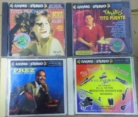 LIVING STEREO  TITO PUENTE 1.2. PREZ TITO PUENTE AND BUDDY MORROW  首版 旧版 欧版 原版 绝版 4CD