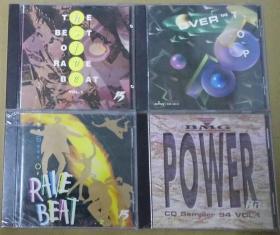 THE BEST OF RAVE BEAT 1.2. OVER THE TOP BMG POWER 旧版 首版 港版 原版 绝版 4CD