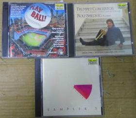 TELARC  ERICH KUNZEL PLAY BALL ROLF SMEDVIG  SAMPLER 3  首版 旧版 美 版 原版 绝版 3CD