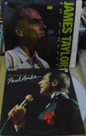 古董 2LD 大光碟 JAMES TAYLOR PAUL ANKA