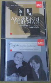 MARTHA ARGERICH ITZHAK PERLMAN CHARLES DUTOIT  旧版 首版 港版 原版 绝版 2CD