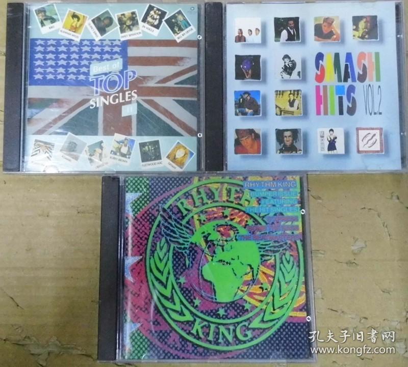 BEST OF TOP SINGLES SMASH HITS VOL.2 RHYTHM KING BUMPER ISSUE  T113版 天龙版 首版 旧版 港版 原版 绝版 3CD