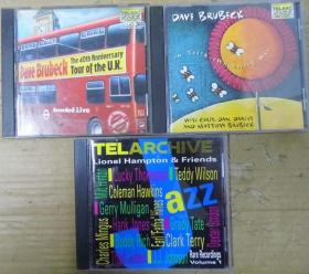 TELARC  DAVE BRUBECK LIONEL HAMPTON  首版 旧版 美 版 原版 绝版 3CD