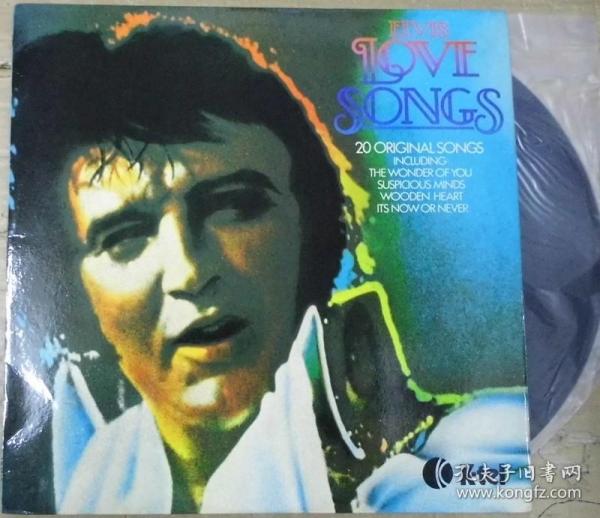 留声机專用 ELVIS PRESLEY LOVE SONGS  黑胶唱片 港版 LP