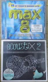 MAX 8 ACOUSTI X2  首版 旧版 港版 原版 绝版 3CD 全新旧版没拆封