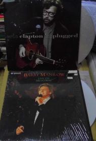 古董 2LD 大光碟  ERIC CLAPTON BARRY MANILOW