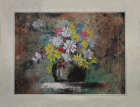 施福国《暗香疏影》水彩35.5×48cm 1990年代