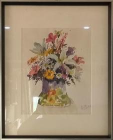 出版作品：朱小芬---水彩画 28.5×35cm -----出版：《中国水彩》第22期P24