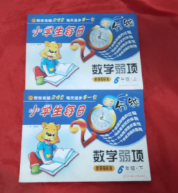 小学生每日20分钟数学弱项【6年级上下】内页全新