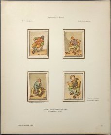 【阿德里安·凡·奥斯塔德】1896年 珂罗版 版画《PAYSANS HOLLANDAIS》 纸张36.5×29厘米