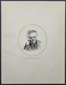 1876年 木版画《SIR WILLIAM ALLEN》