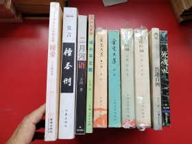 长篇文学《金光大道》《万山红遍》等10本合售。好品