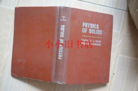 PHYSICS OF SOLIDS固体物理学 精装