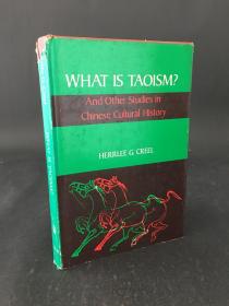 What Is Taoism? And Other Studies In Chinese Cultural History 精裝