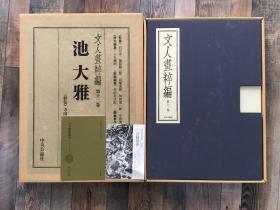 文人画粹编 池大雅 精装