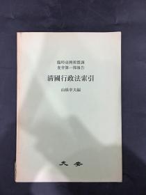 清國行政法索引