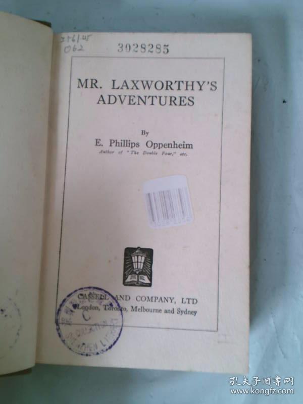MR.  laxworthy's adventures