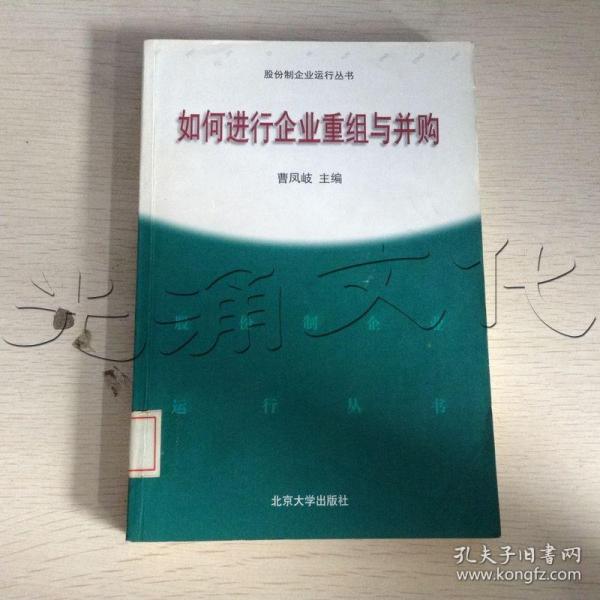 如何进行企业重组与并购——股分制企业运行丛书