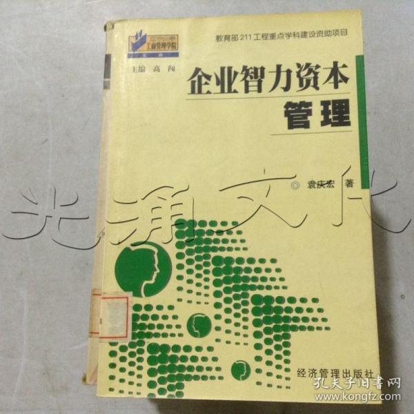 企业智力资本管理——辽宁大学工商管理学院文库