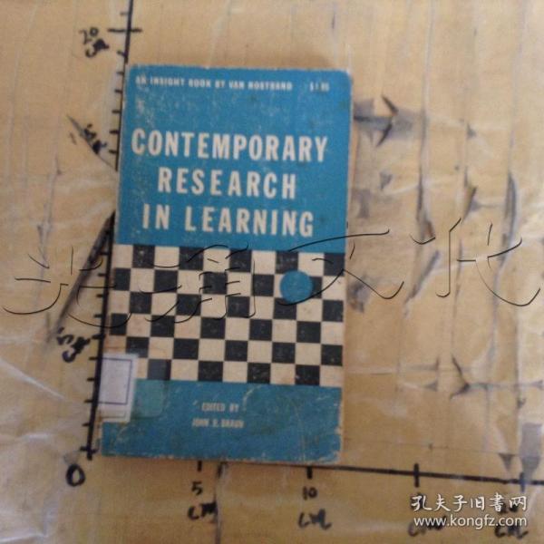 CONTEMPORARY RESEARCH IN LEARNING