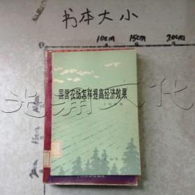 国营农场怎样提高经济效果