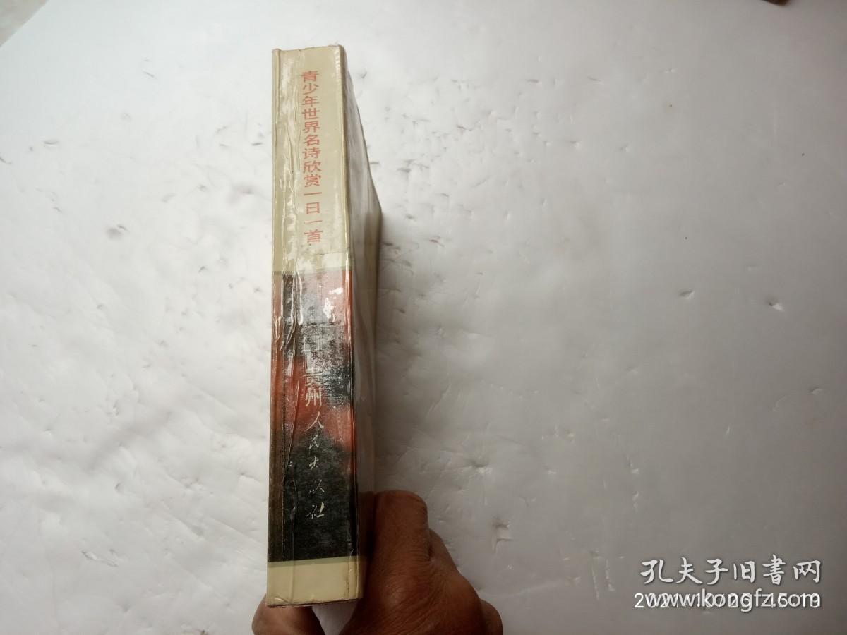 青少年世界名诗欣赏一日一首、书内有水印、请自己看清图、售后不退货（买满100元包快递）