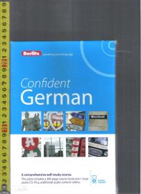 |国外双语学习书Bilingual learning| Berlitz Confident German / 通过英语学习德语 <全新未拆封>