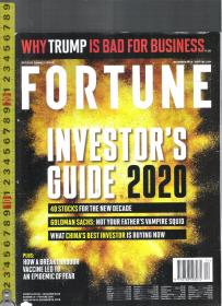 |最佳英语阅读资料最好英语学习资料| 原版英语杂志 FORTUNE 2019年12月 Europe Edition【店里有许多英文原版书欢迎选购】