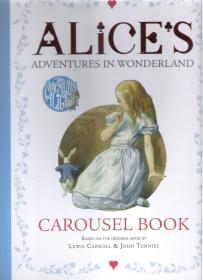 【精装本礼品书】[绘本读本] ALICE'S Adventures in Wonderland <Carousel Book>【店里有许多英语原版书欢迎选购】