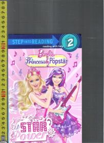 [绘本读本] 原版英语彩色漫画故事书 |LEARNING LADDER| Barbie The Princess & The Popstar STAR Power【店里有许多英文原版书欢迎选】