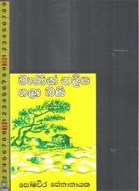 斯里兰卡僧伽罗语原版小说 Menik nadiya gala basee / Somaweera Senanayake（167页）【店里有一些印度伊朗语族的原版书欢迎选购】